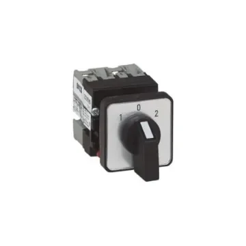 BACO, 1P 3 Position 45° On-Off Cam Switch, 230/24V ac/dc, 10A, Knob Actuator - 223505 product image