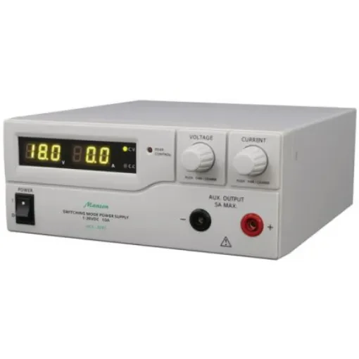 Manson HCS Series Digital Switching Power Supply, 36V dc, 10A, 1-Output, 360W - HCS-3202 product image