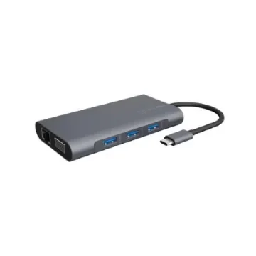 ICY BOX Dual Monitor 3840X2160 USB-C Docking Station with HDMI, VGA - 3 x USB ports, USB C - IB-DK4040-CPD product image