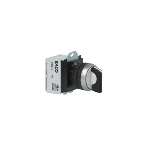 BACO L21MA, 3 Position Rotary Switch, 10A, Screw - L21MA03A product image
