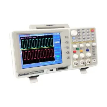PeakTech P1230 P12 Series, 200MHz Bench Oscilloscope, 16 Digital Channels product image