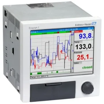 Endress+Hauser RSG35-D1C, 6 Input Channels, 6 Output Channels, Graphical Graphic Recorder Measures Current, Frequency product image