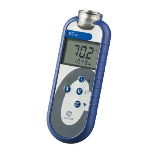 Comark BT42C Thermocouple Digital Thermometer for Health Care, Pharmaceutical Use, Type T Thermocouple Probe, +400°C product image