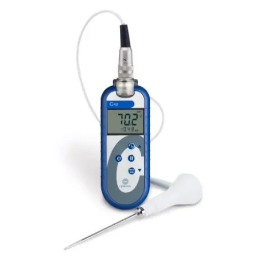 Comark C42/FKit Thermocouple Digital Thermometer for Food Industry Use, Type T Thermocouple Probe, +400°C Max, ±0.2 °C product image
