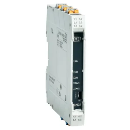 Endress+Hauser 2 Channel Galvanic Barrier, Isolating Amplifier, NAMUR Sensor, Switch Input, Relay Output, SIL 2, Zone 2 - RLN22-8M1A product image