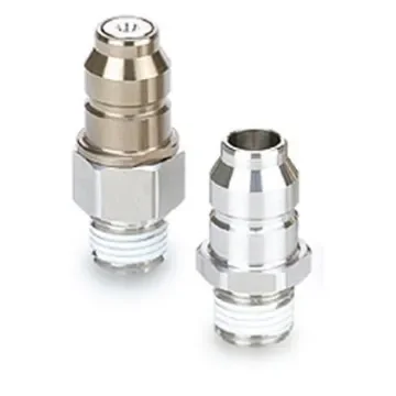SMC Stainless Steel Male Pneumatic Quick Connect Coupling, Rc 1/2 - KKA4P-04M product image