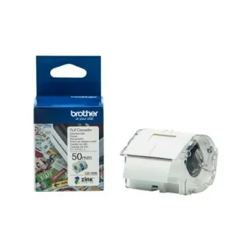 Brother CZ on White Label Printer Tape, 5 m Length, 50 mm Width - CZ-1005 product image