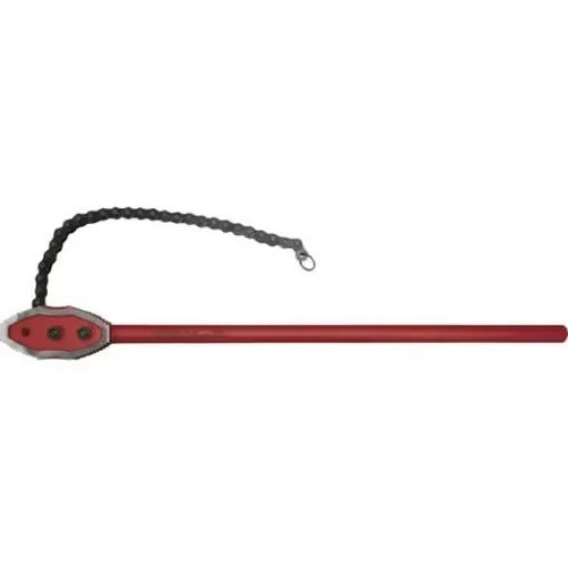Ega-Master Chain Wrench, 1200 Overall, 8mm Jaw Capacity, Straight Handle - 61038 product image