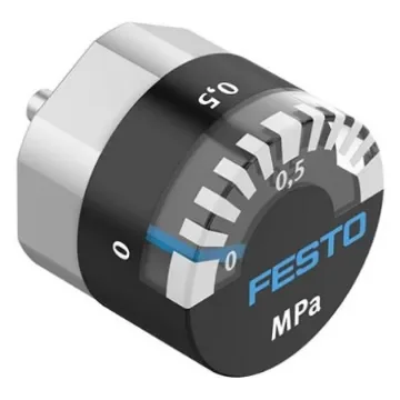 Festo M5 Analogue Pressure Gauge 10bar Inline 15mm Outside Diameter - MA-15-10-M5 product image