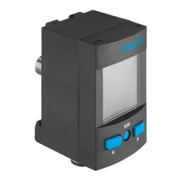 Festo Pressure Sensor, 20 - 30V dc, IP65, IP67 1 bar - SPAU-B2R-T-R18M-L-PNLK-PNVBA-M8D product image