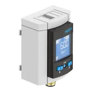 Festo Pressure Sensor, 20 - 30V dc, IP65 10 bar - SPAU-P10R-MS6-F-L-PNLK-PNVBA-M12D product image