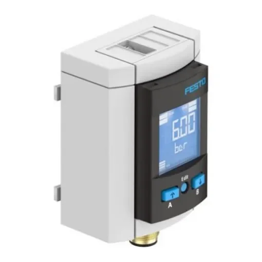 Festo Pressure Sensor, 20 - 30V dc, IP65 10 bar - SPAU-P10R-MS6-F-L-PNLK-PNVBA-M12D product image