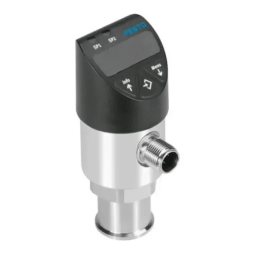 Festo Pressure Sensor, 15 - 35V dc, IP65, IP67 2 bar - SPAW-P2R-G14F-2NA-M12 product image