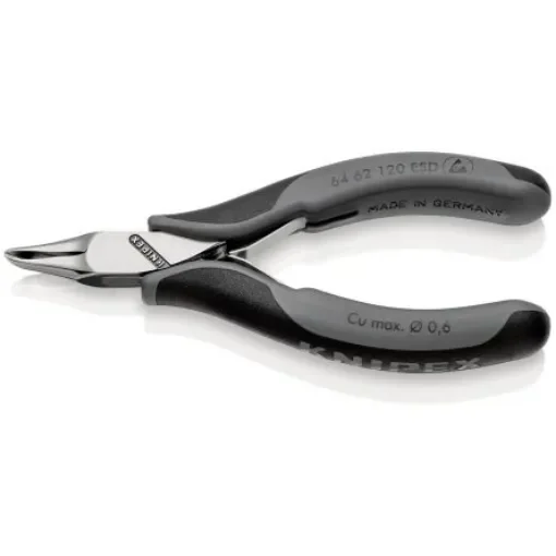 Knipex 64 62 ESD ESD Safe Oblique Cutters - 64 62 120 ESD product image