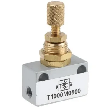Norgren T1000 Series Threaded Flow Regulator, M5 Female Inlet Port x M5 Female Outlet Port - T1000M0500 product image