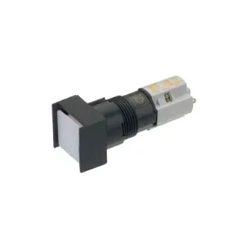 RAFI 1.15.108 Series Illuminated Push Button Switch, Maintained, Panel Mount, 16.2mm Cutout, 1NO+1NC, 230V, IP65 - 1.15.108.276/0000 product image