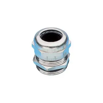 Hummel HSK-M-EMV-D Series Silver Nickel Plated Brass Cable Gland, M25 Thread, 13mm min., 18mm max., IP68, IP69K - 1.631.2500.50 product image