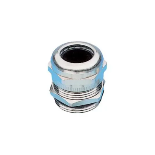 Hummel HSK-M-EMV-D Series Silver Nickel Plated Brass Cable Gland, M25 Thread, 13mm min., 18mm max., IP68, IP69K - 1.631.2500.50 product image