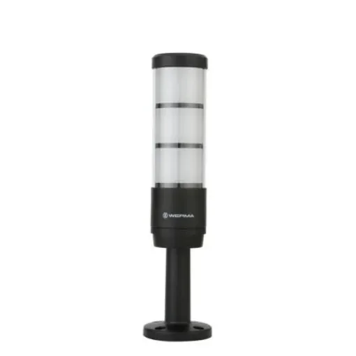Werma RST 56 Series Green, Red, Yellow Signal Tower, 3 Lights, 24 V, Base Mounting - 686.371.05 product image