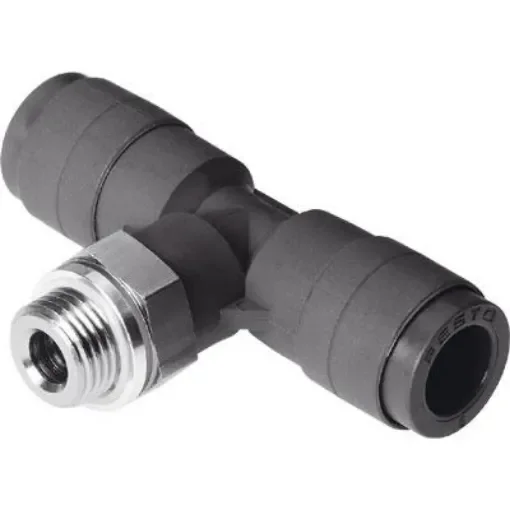 Festo QS-V0 Series Push-in Fitting, G 1/2 Male, 186346 - QST-V0-G1/2-12 product image