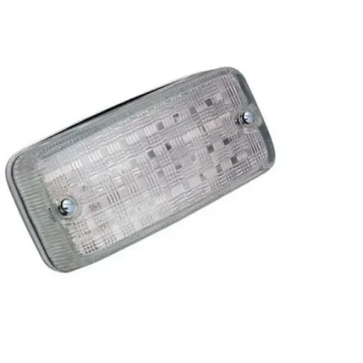 Ansell Rectangular E27 Bulkhead Light, 100 W, 220/240 V, Lamp Supplied, IP65 - A100GC product image