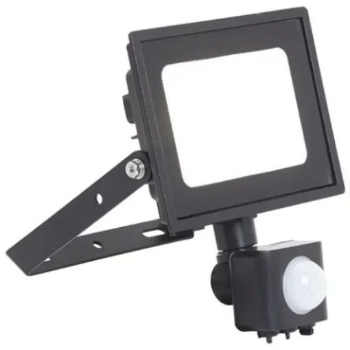 Ansell AEDELED, Security Floodlight, 10 W, 950 lm, IP44 PIR, 220/240 V - AEDELED10/CW/PIR product image