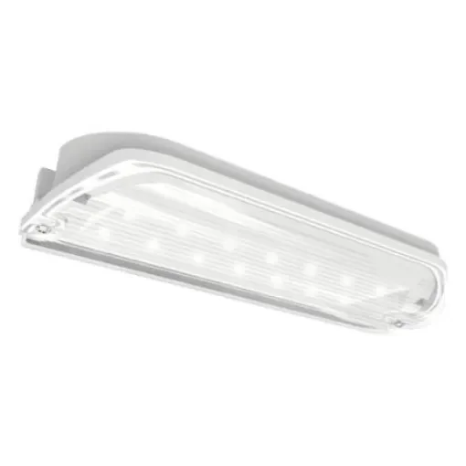Ansell Rectangular LED Bulkhead Light, 3 W, 220/240 V, , Lamp Supplied, IP65, AKTLED - AKTLED/3M/ST product image