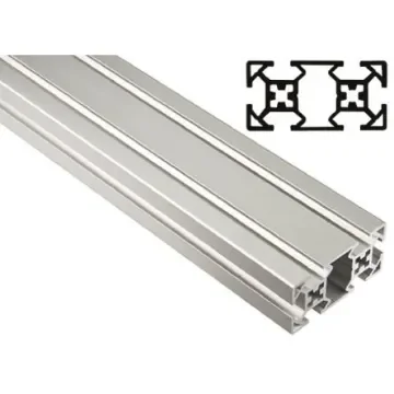 FlexLink Silver Aluminium Profile Strut, 30 x 60 mm, 7.2mm Groove, 1000mm Length, Series XF - XFBM 1X30X60 product image