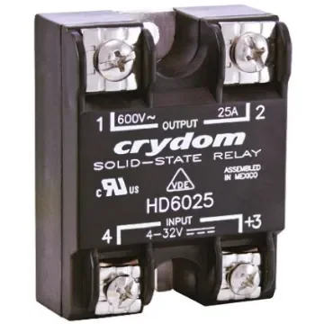 Sensata Crydom Solid State Relay, 25 A Load, Panel Mount, 660 V ac Load, 32 V Control - HD6025 product image