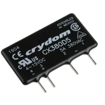 Sensata Crydom CX Series Solid State Relay, 5 A Load, PCB Mount, 530 V ac Load, 15 V dc Control - CX380D5 product image