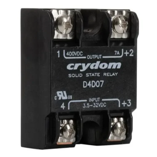 Sensata Crydom 1-DCL Series Solid State Relay, 7 A Load, Surface Mount, 400 V Load, 32 V Control - D4D07 product image