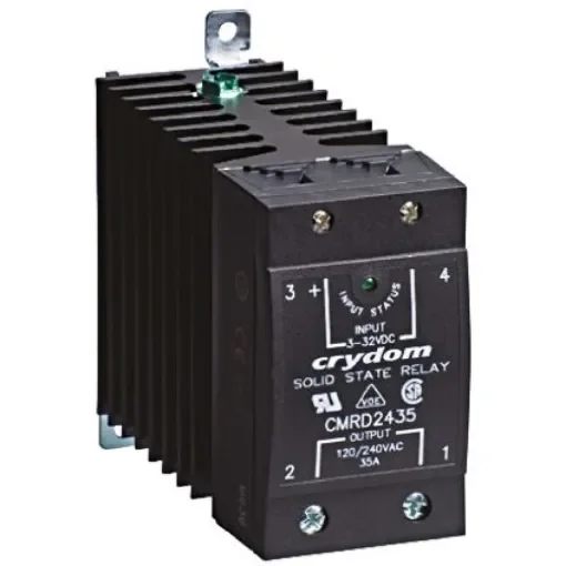 Sensata Crydom Solid State Relay, 35 A Load, DIN Rail Mount, 280 V Load, 32 V Control - CMRD2435 product image