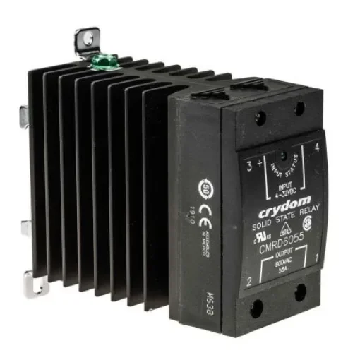 Sensata Crydom CMRD60 Series Solid State Relay, 55 A Load, DIN Rail Mount, 660 V Load, 32 V Control - CMRD6055 product image