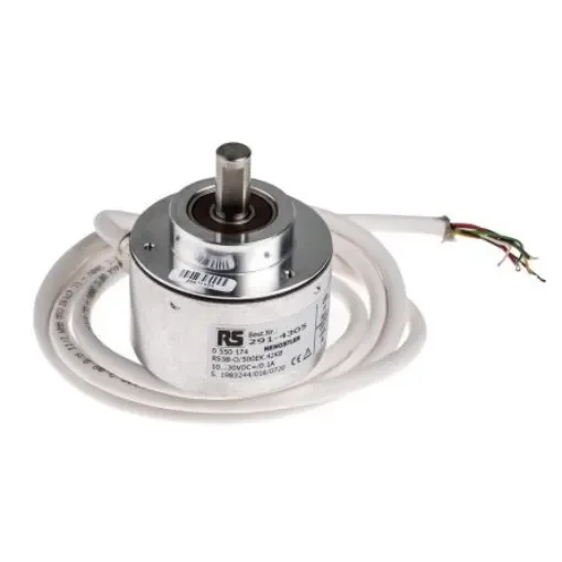 Hengstler RI58-O Series Incremental Incremental Encoder, 500 ppr, Push Pull Signal, Solid Type, 10mm Shaft - RS58-O/500EK.42KB product image
