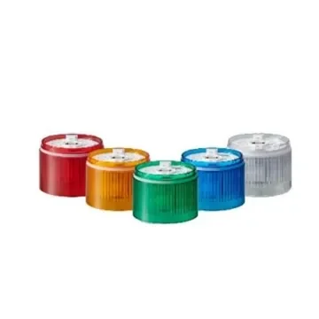 Patlite LR10-E Series Red Light Module for Use with Signal Tower, 24 V dc, LED Bulb, DC, IP69K - LR10-E-R product image