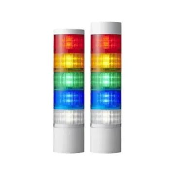 Patlite LR10 Series Green, Red Signal Tower, 2 Lights, 100-240 V, Upright - LR10-2M2WJNW-RG product image