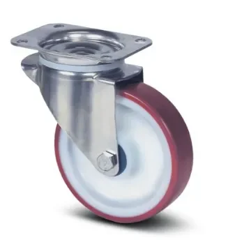 Tente Swivel Castor Wheel, 150kg Capacity, 100mm Wheel - 8370 UAD 100/32 P62 ROUGE product image