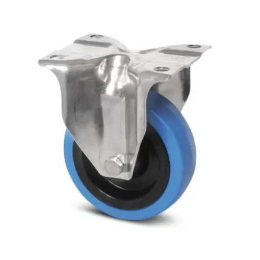 Tente Fixed Castor Wheel, 200kg Capacity, 125mm Wheel - 8378 UFD 125/40 P62 BLEU product image