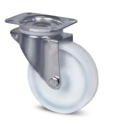 Tente Swivel Castor Wheel, 400kg Capacity, 200mm Wheel - 8370 UOD 200/50 P63 BLANC product image