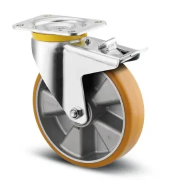 Tente Braked Swivel Castor Wheel, 500kg Capacity, 125mm Wheel - 4687 ITP 125/50 P63 product image