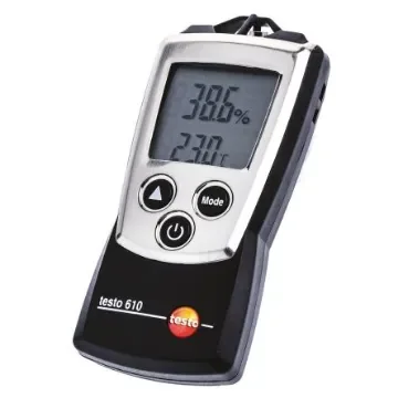 Testo 610 Handheld Hygrometer, ±2.5 %RH Accuracy, +50°C Max, 100%RH Max - 0560 0610 product image