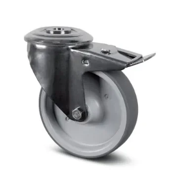 Tente Braked Swivel Castor Wheel, 80kg Capacity, 100mm Wheel - 8377 PJD 100/32 P30-13 product image