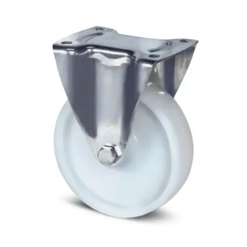 Tente Fixed Castor Wheel, 400kg Capacity, 200mm Wheel - 8378 UOD 200/50 P63 BLANC product image