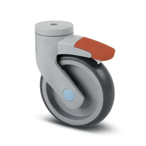 Tente Braked Swivel Castor Wheel, 100kg Capacity, 125mm Wheel - 5387 PJO 125/32 P30-13 product image