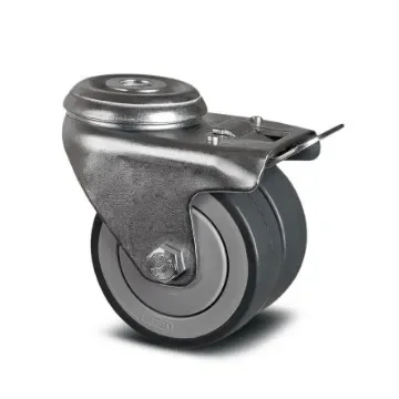 Tente Braked Swivel Castor Wheel, 85kg Capacity, 75mm Wheel - 1977 PJP 075/25 P30-13 product image