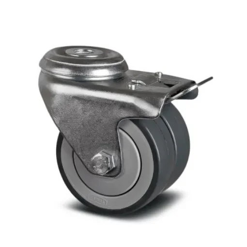 Tente Braked Swivel Castor Wheel, 85kg Capacity, 75mm Wheel - 1977 PJP 075/25 P30-13 product image