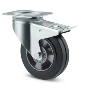 Tente Braked Swivel Castor Wheel, 400kg Capacity, 200mm Wheel - 3477 IEP 200/50 P63 product image