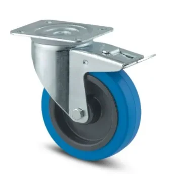 Tente Braked Swivel Castor Wheel, 250kg Capacity, 125mm Wheel - 3477 UFR 125/40 P62 BLEU product image
