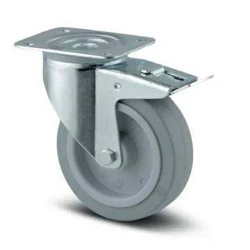 Tente Braked Swivel Castor Wheel, 300kg Capacity, 160mm Wheel - 3477 UFR 160/46 P63 GRIS product image