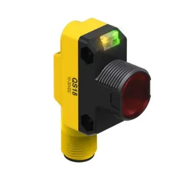 Banner Retroreflective Photoelectric Sensor, Rectangular Sensor, 3 m Detection Range - QS18VP6XLPQ8 product image